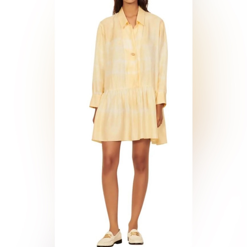 Sandro Yellow Mini Dress 38